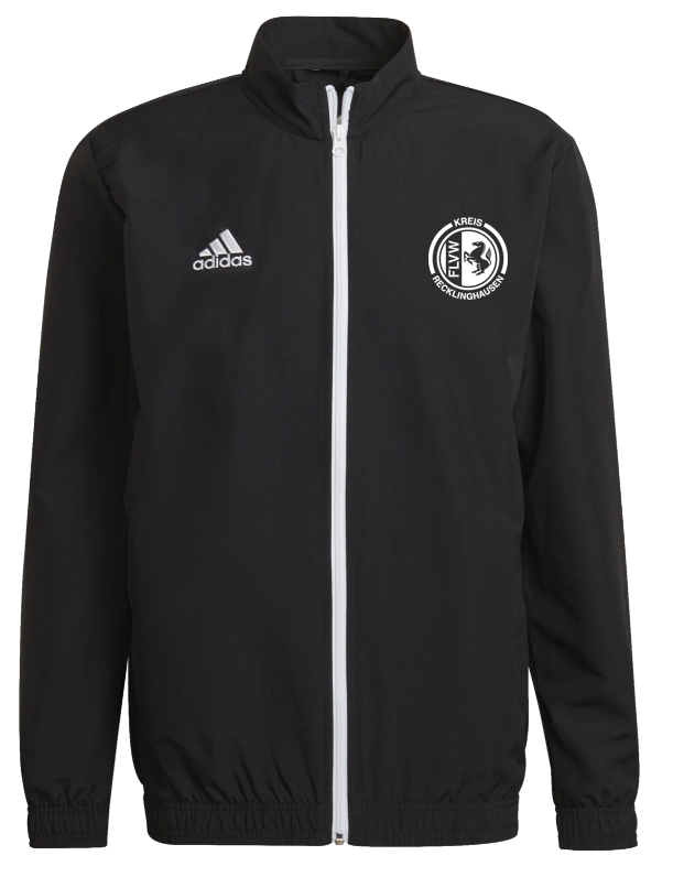 Adidas Entrada 22 Präsentationsjacke schwarz "Schiedsrichter Recklinghausen" - Like2Print