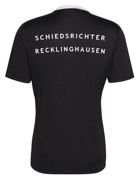 Adidas Entrada 22 Aufwarmshirt schwarz Schiedsrichter Recklinghausen like2print